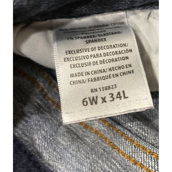 Idyllwind High Rise Boot Cut Jeans Medium Wash Western Rodeo Womens 6Wx34L - Picture 7 of 10